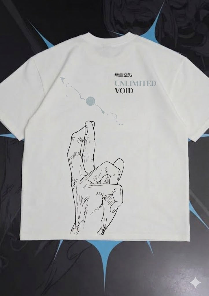Unlimited Void Minimal Anime Oversized T-Shirt