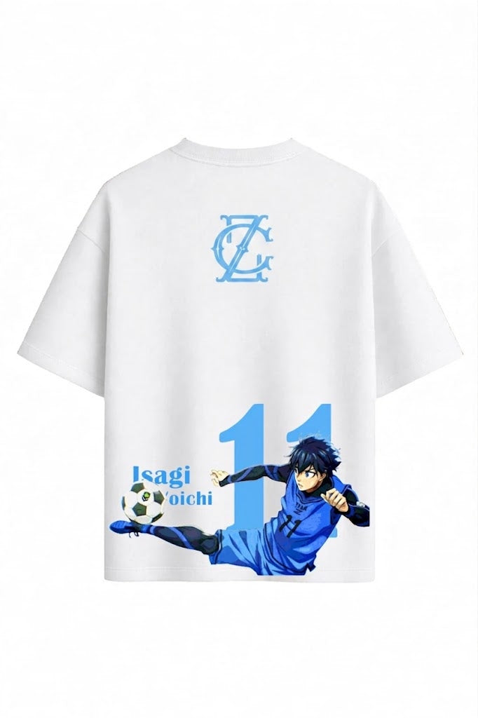 Blue Lock Isagi Yoichi Jersey Style Anime T-Shirt